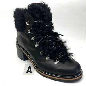 LA MONTELLIANA Clara Genuine Shearling Boot sz 11